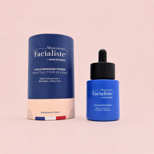 Huile massage visage | Pomme + Mirabelle + Bakuchiol - 30ml